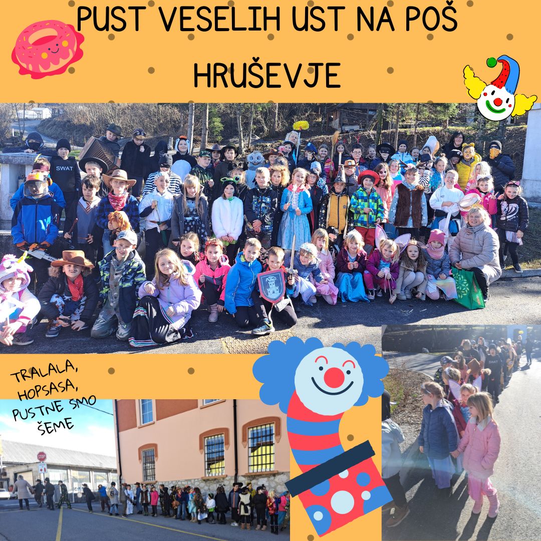 KOLAŽ PUST 2024 POŠ HRUŠEVJE